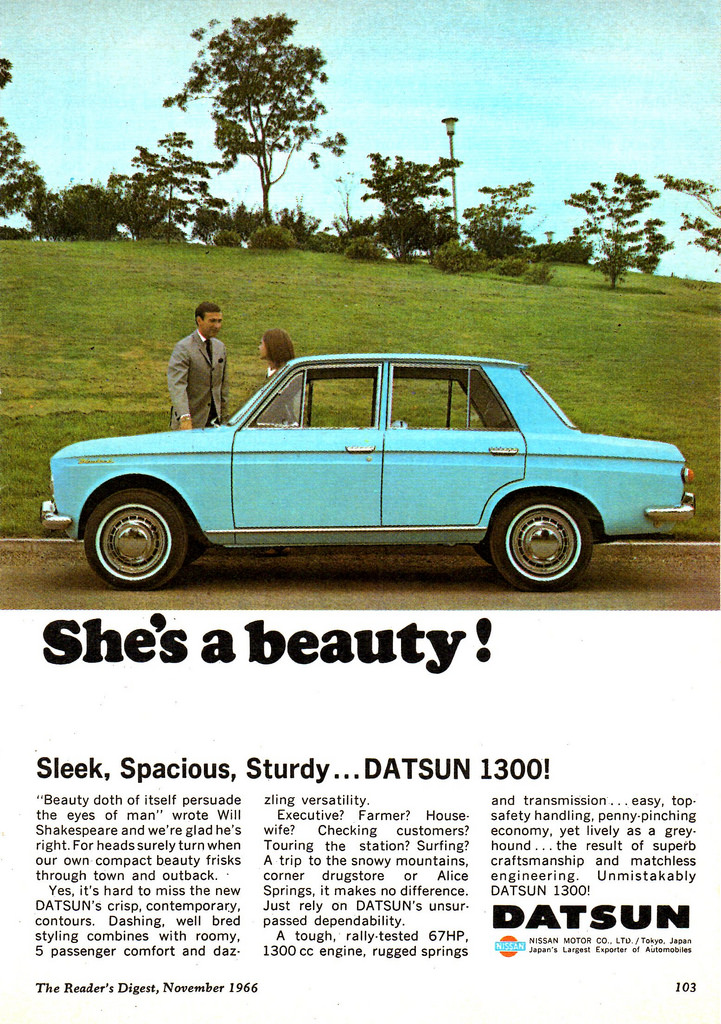 1967 Datsun 1300 4 Door